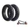 9.5inch Solid Damping Shock Absorber Tire For Xiaomi M365 Electric Scooter Non Pneumatic Tyre Solid Hole Honeycomb Rubber Wheels