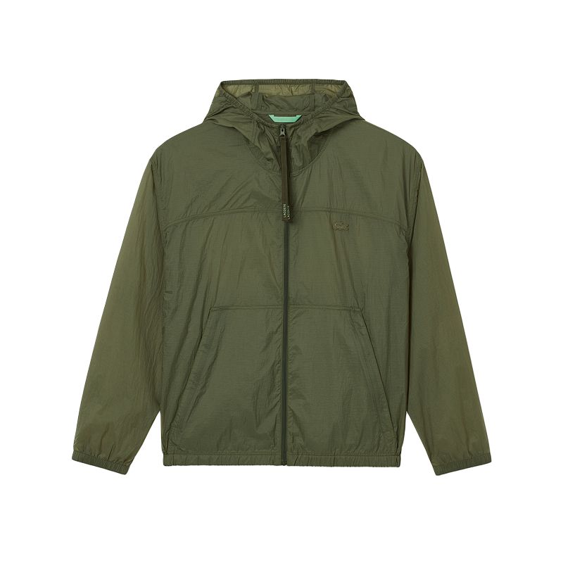 LACOSTE Jackets Men's E9F/Olive Hooded Moderate Other BH2587