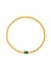 Simple Light Luxury Birthstone Bracelet Female, December Birthstone Round Bead Chain