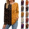 Women's Fall Fashion Casual Halloween Tops Long Sleeve Shirts Loose Pullovers