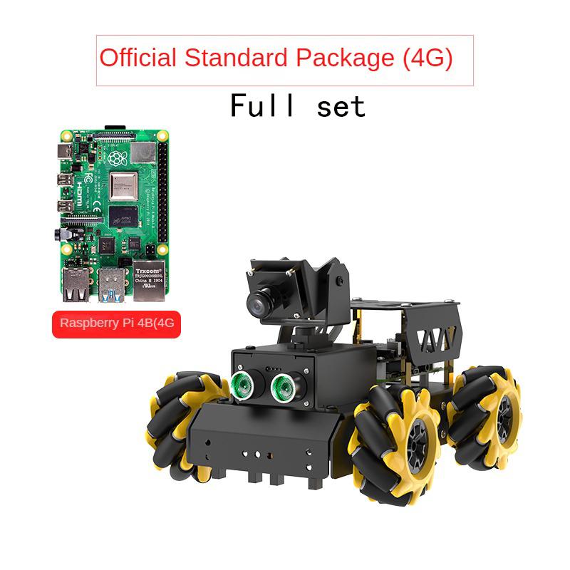4WD TurboPi Mecanum Wheel Motor Robot Car for Starters Open Source Programmable Robot Car DIY Kit for Raspberry Pi 4B 8GB Camera