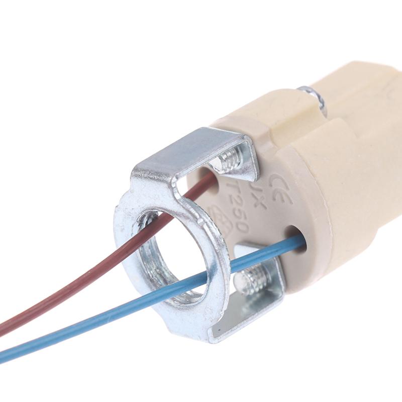 10/20Pcs G9 Light Bulb Socket Ceramic Lamp Base Holder Connector Led Halogen Light Led Lamp Bulb Holder Base Fixture