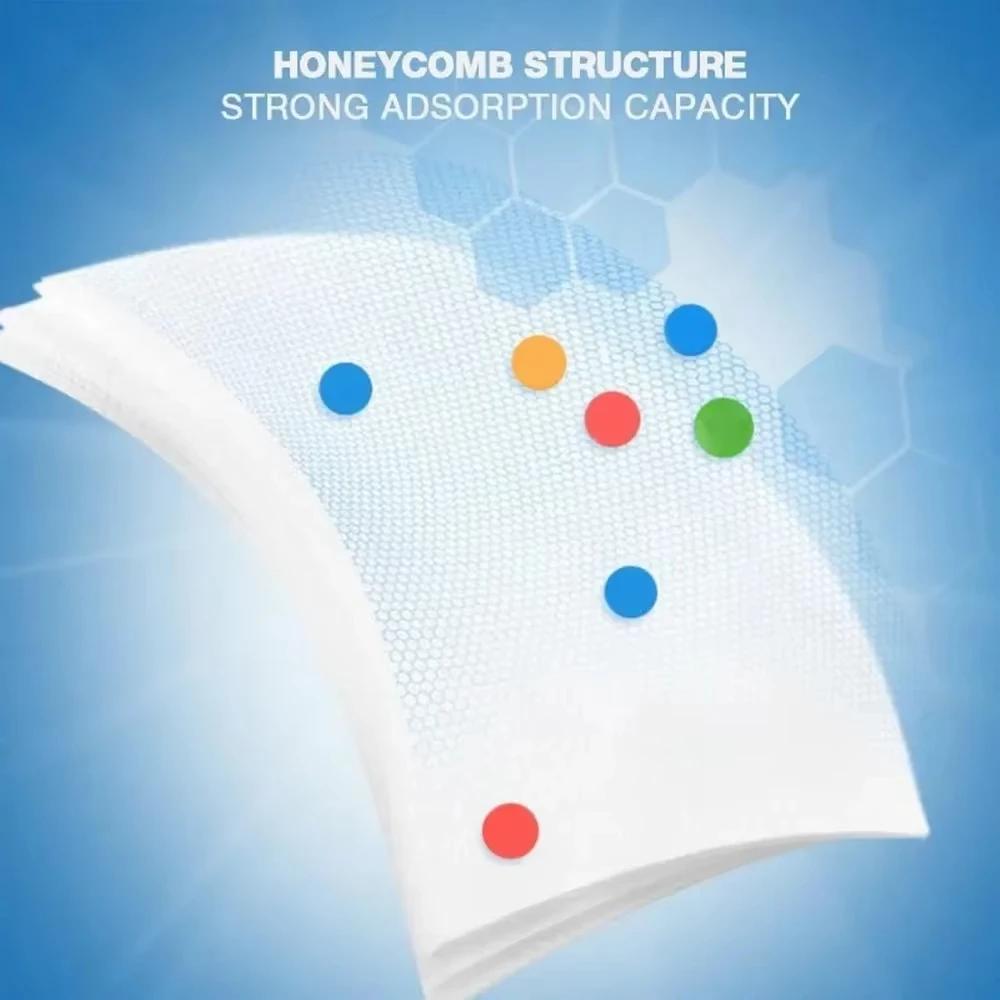 30/50/100/200PCS Anti-stain Laundry Tablet Bag Color Dye Receiver Sheet Color Absorption Paper Laundry Cross Dye