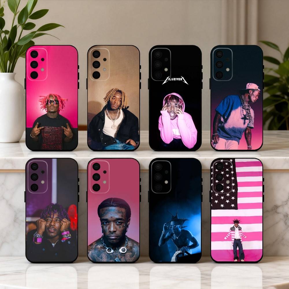L-Lil U-Uzi-I Талантливый V-Vert Чехол для телефона для Samsung Galaxy A73,A72,A71,A70,A53,A52,A51,Мягкий силиконовый черный чехол