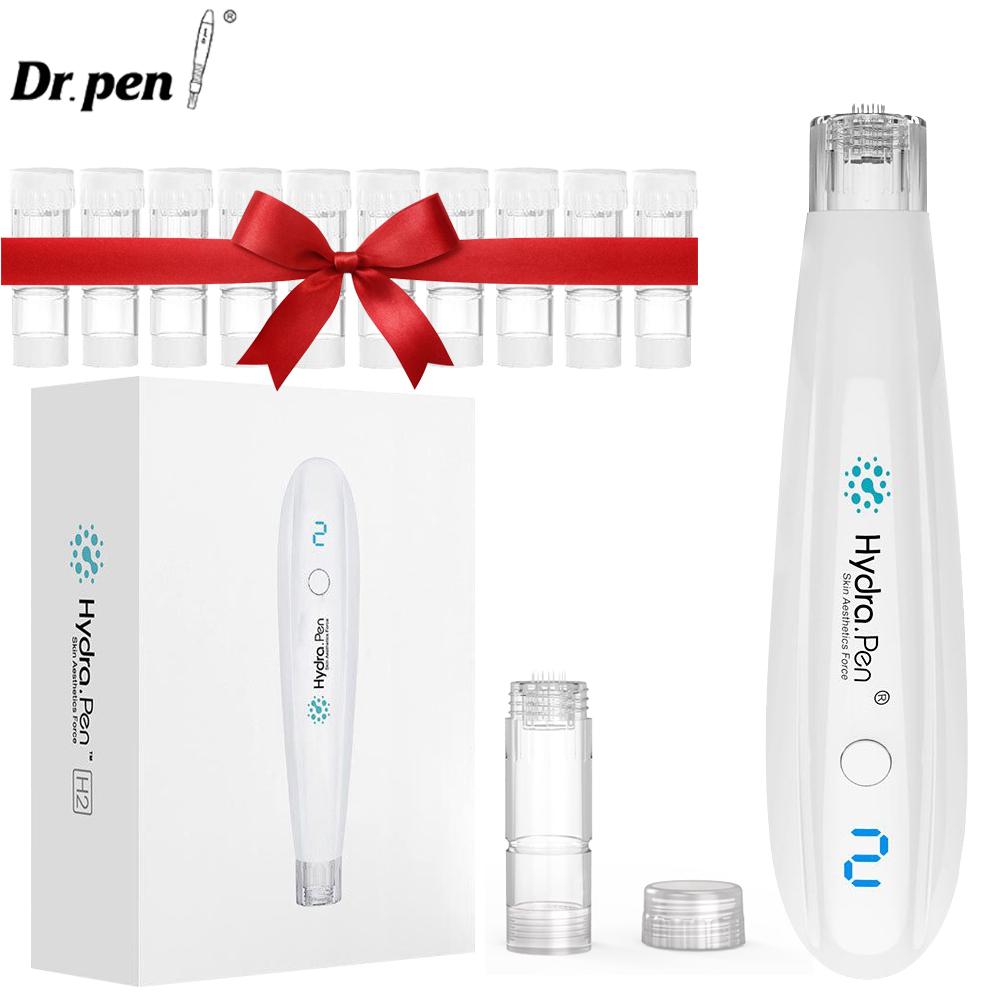 Hydra Pen H2 Wireless Professional Microneedling Pen Hydrapen Hydra Roller Pen Automatic Serum Applicator With 10pcs Cartridges
