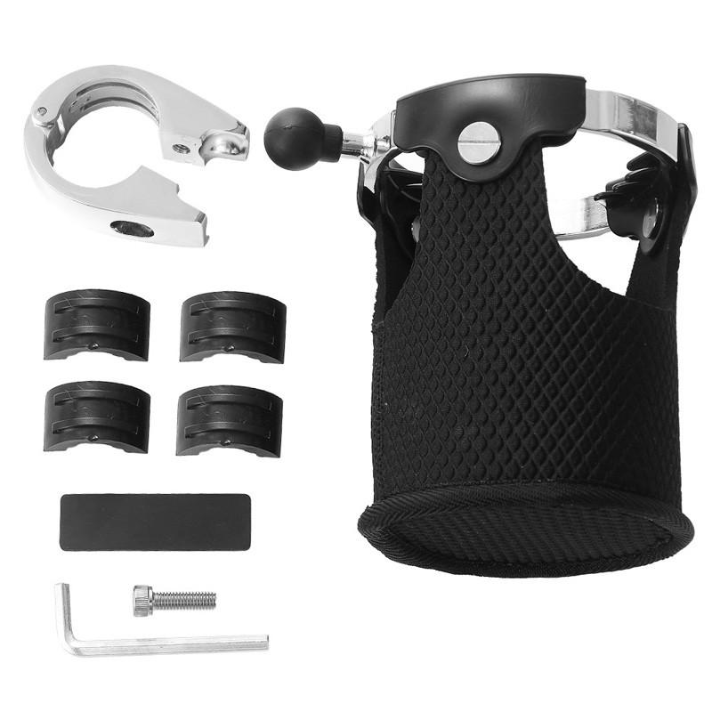 1pcs Motorcycle Cup Holder Handlebar Adjustable Universal Drink Bottle for Harley