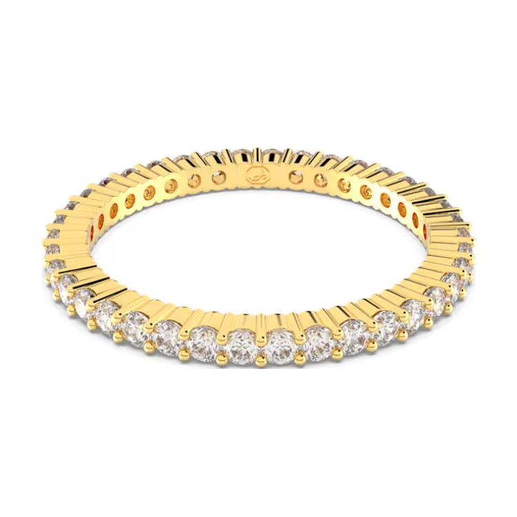 Swarovski Matrix Vittore Embedded Design PVD Zirconia Ring Women rings Gold 5656296