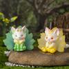 Shanhai Fox Ornament Cartoon Nine-Tailed Fox Resin Crafts Desktop Ornament Decorative Toys