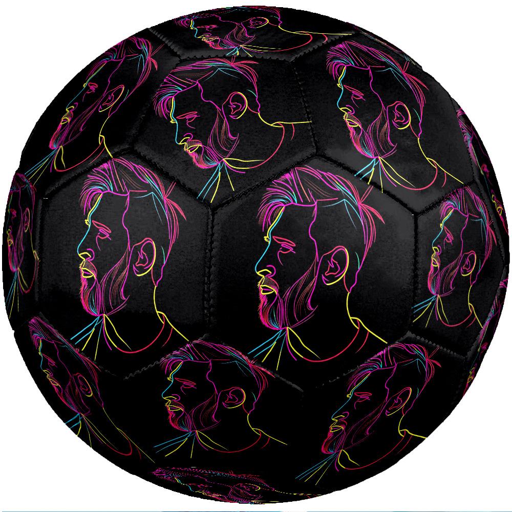 Lionel Messi Theme soccer ball Size 5 Soccer Ball Soft Touch Professional Training Football for Outdoor Sports