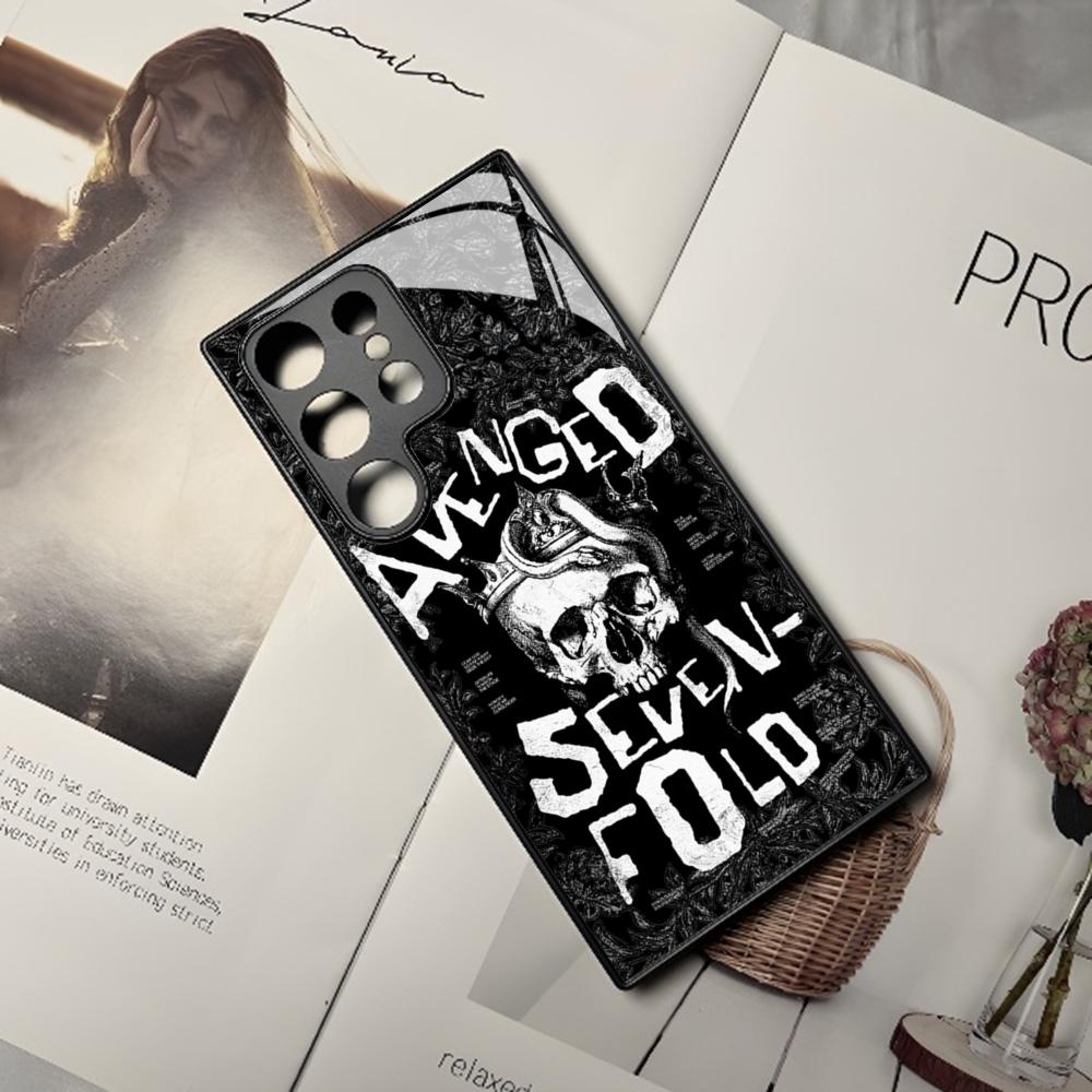A-Avenged Sevenfold Phone Case For Samsung Galaxy S26 S25 S24 S23 S22 S20 S21 Edge Ultra Plus Fe Colored Silver Cover