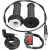 22 мм 7/8 Ручки руля газа Зажим троса Выключатель Вкл/Выкл Для Coleman CT100U CT200U Baja Doodlebug Db30 Mb165 Mb200 50 куб. см 90 куб. см 110 куб. см 125 куб. см SSR Coolster