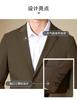 [Sleek and stylish, easy to maintain] Simple solid color suit for men's business and leisure, single west, not easily wrinkled suit jacket