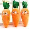 Soft With Sound Pet Squeeze Toy Carrot Plush Vegetable Toy