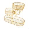 3 Tier Fruit Stand Metal Organizer for Veggies And Snacks