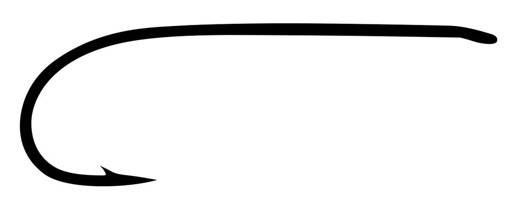 TIEMCO Fly Hook Q100 TMC2312 Size 16 Bronze