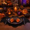 10Pcs Heat Resistant Bat Shape Table Mat Soft Place Mat Halloween Table Decoration  Bedroom Decor