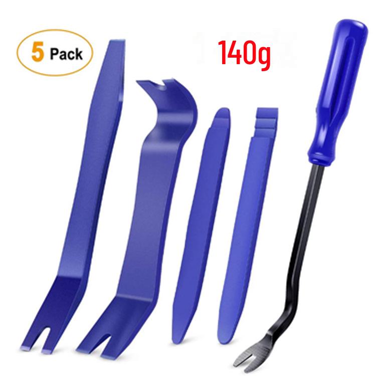 Набор инструментов для снятия отделки автомобильной аудиосистемы - набор из 5 ломов, устойчивых к царапинам для дверной панели и приборной панели