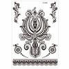 Legs Arm Temporary Tattoo Lace Fake Tattoo Black Henna Tattoo Decals  Women/Lady