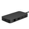Microsoft Surface USB4 Dock Gigabit To Power Black – Ethernet, USB-C 2xUSB-C/1xUSB-A/HDMI (65W Delivery) –