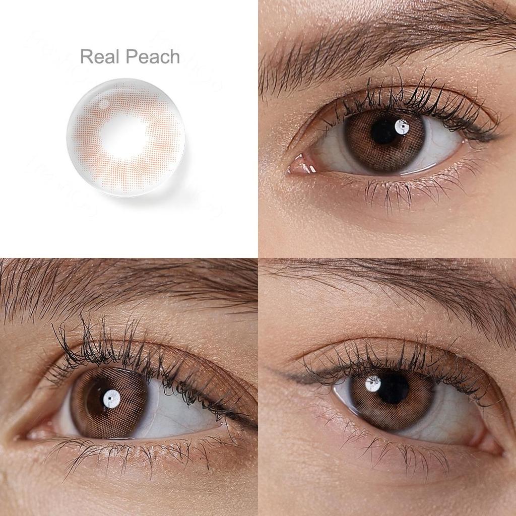 FreshGo Контактные линзы Natrual Color для глаз, косметика, серые контактные линзы для глаз, 1 пара цветных линз для ежегодных красавиц