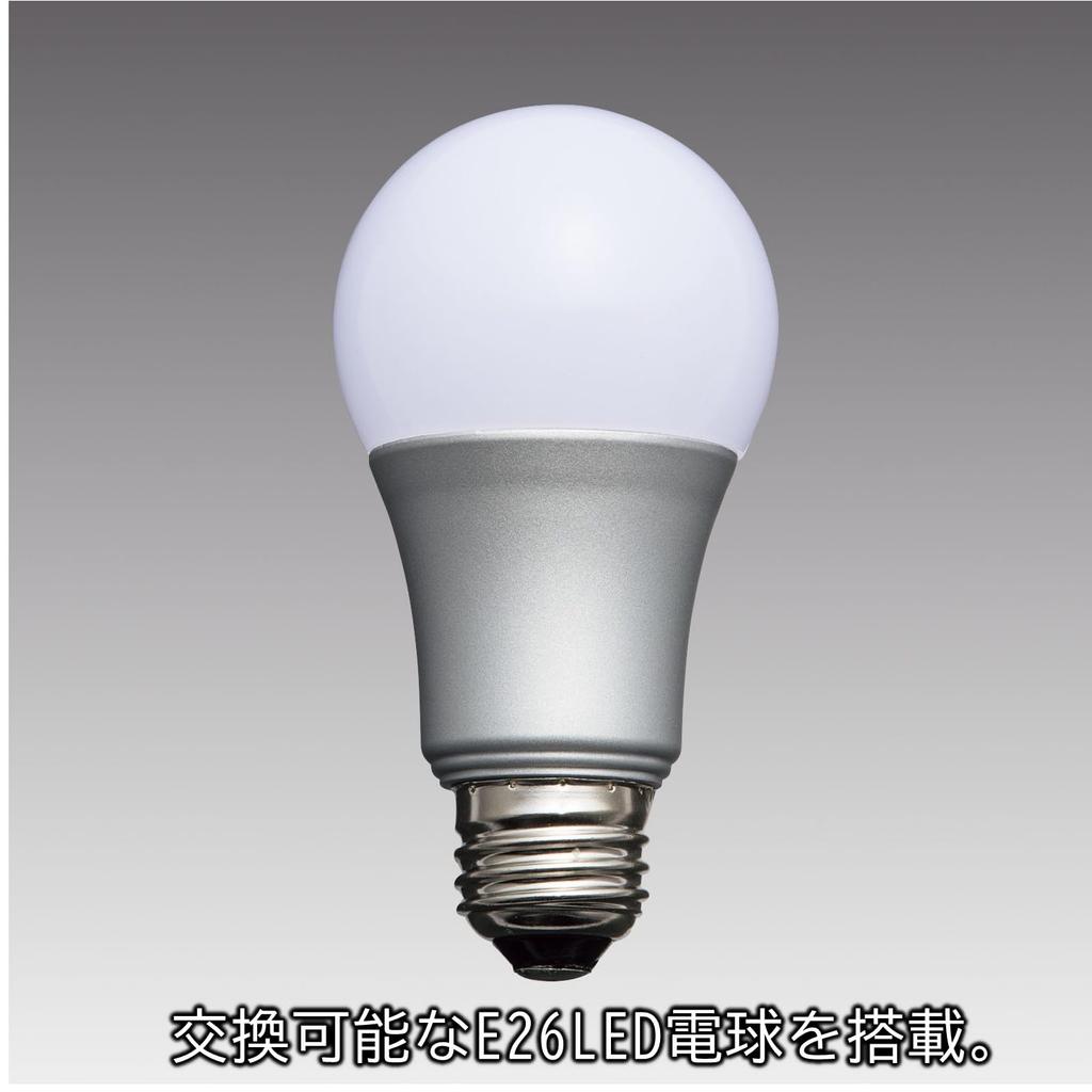 Светодиодная настольная лампа Yamada Shomei из сплавной стали, черная, лампочка E26LED, дневной белый свет, Z-LIGHT Z-108NB