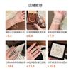 Geometric Full Crystal Bubble Charm Bracelet Women Champagne Gold White Plated Copper Ins Style Luxury Minimalist Jewelry