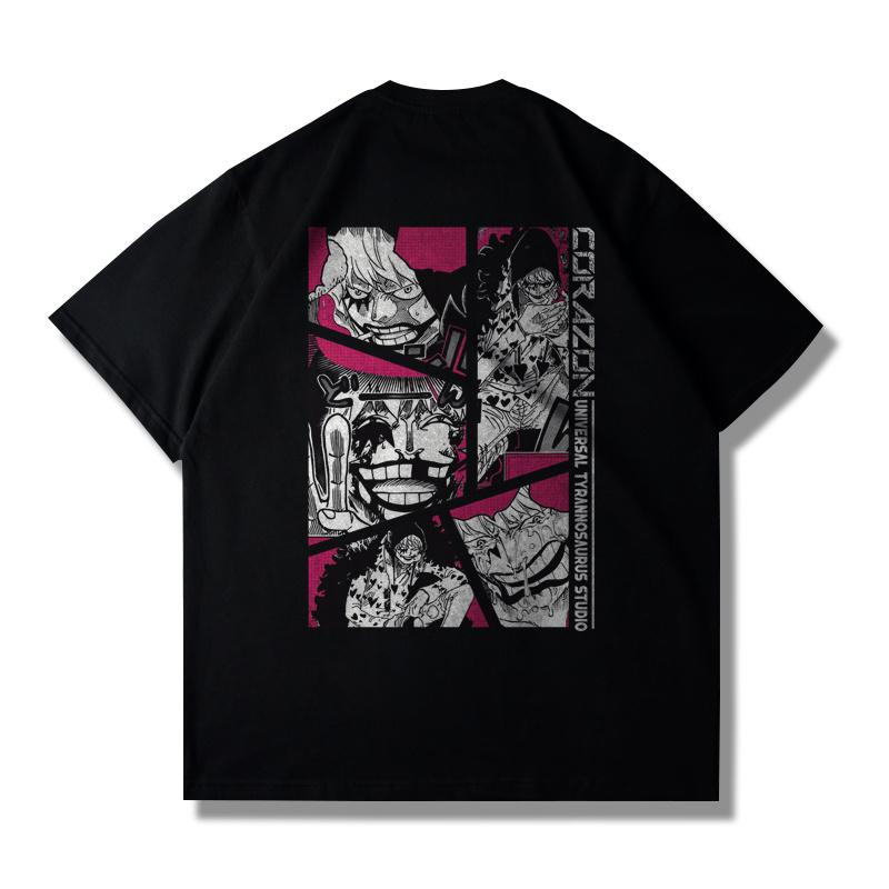 Japanese Anime ONE PIECE ONE PIECE Shortsleeved Tshirt Summer Loose Tide
