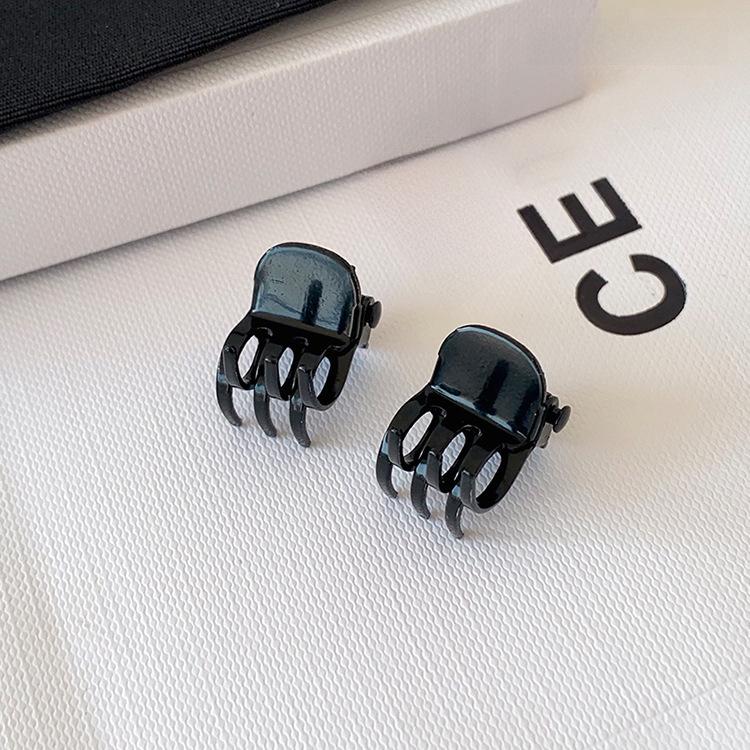 2-Piece Korean 3D Metal Hairpin Set for Women - Silver Bangs Clip