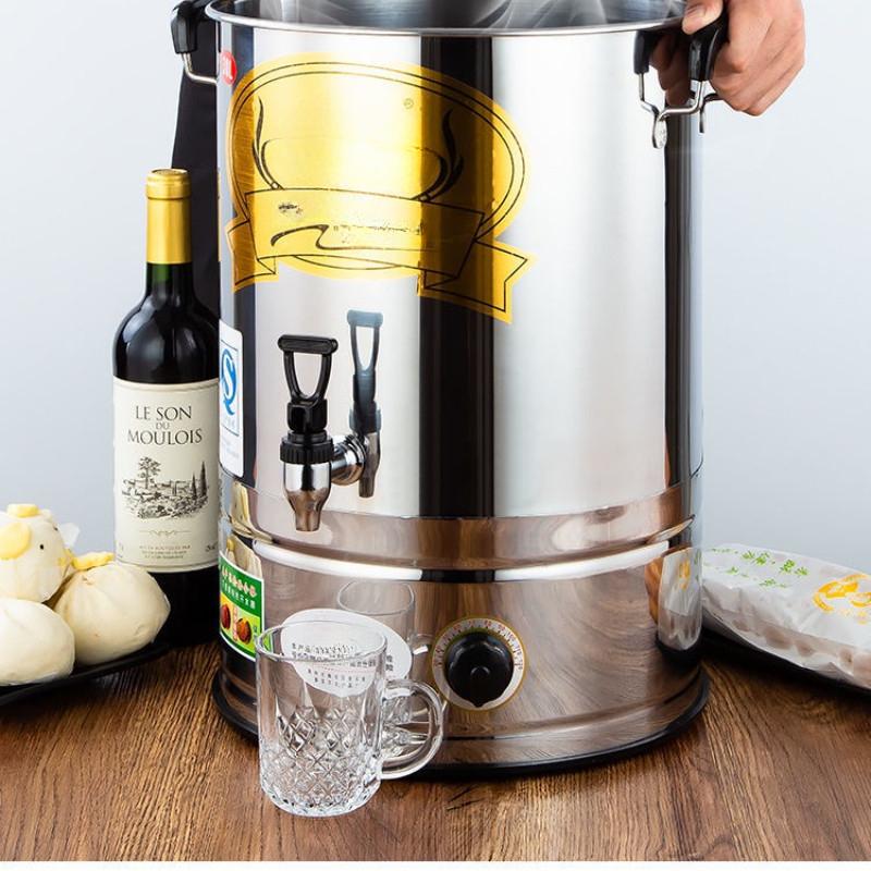 Электрическое ведро для нагрева воды из нержавеющей стали Большой емкости Коммерческий водонагреватель Бытовое термоизолированное ведро