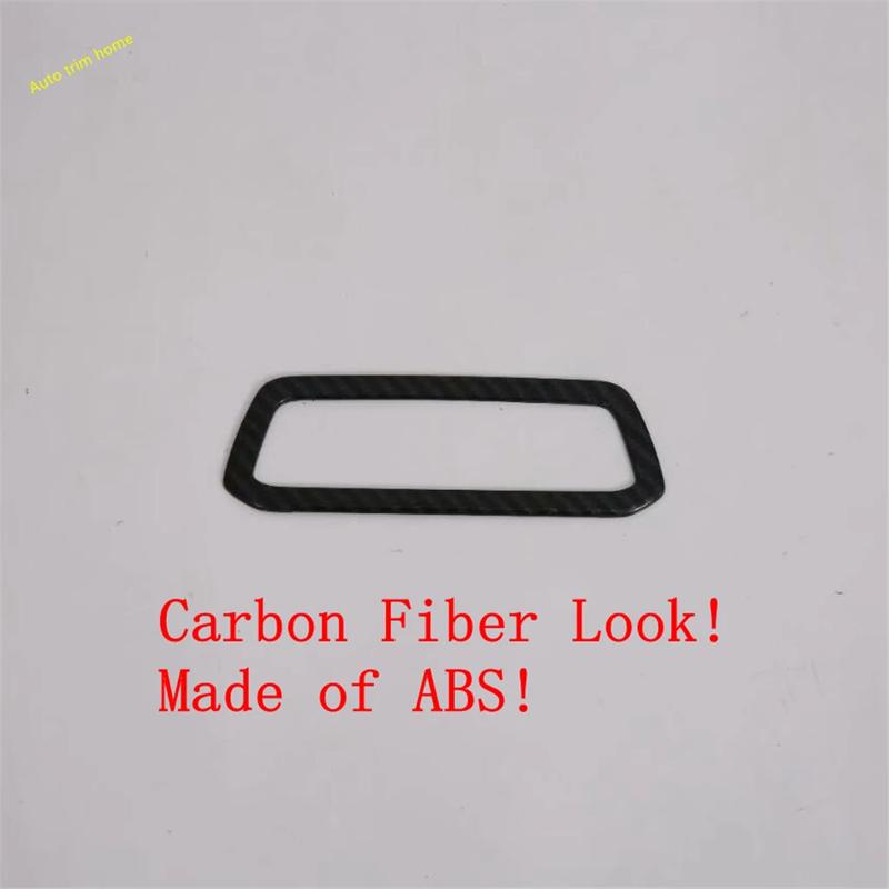For BMW 3 Series G20 - 2024 Carbon Fiber Style Car Interior Headlight Switch Frame Cover Sticker Trim Decoration Sticker