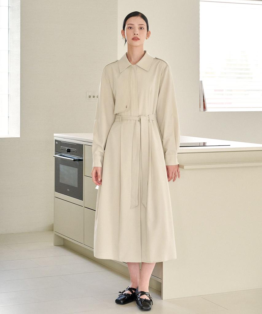 Micene Classical Trench Long Dress