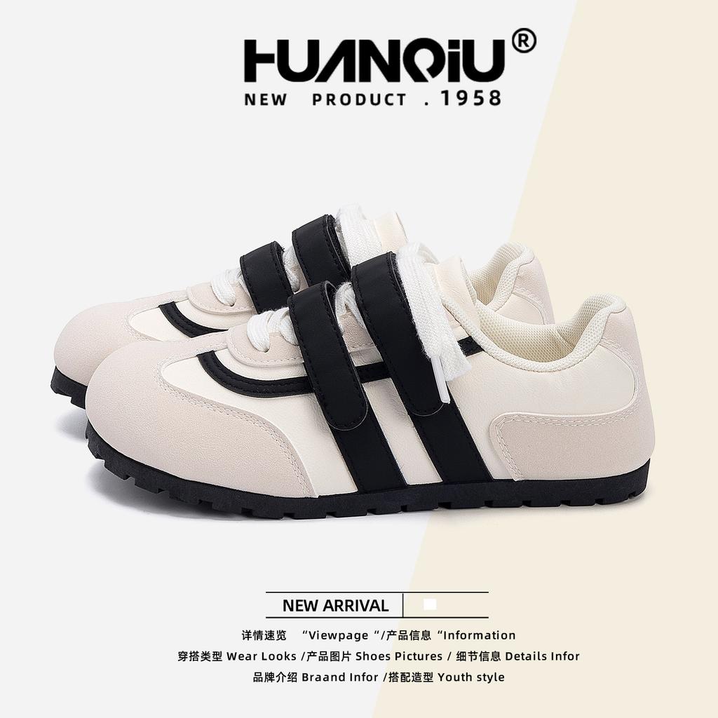 Global Velcro Dexun Shoes Women's Shoes ZHQ-XA562 Autumn Breathable New Niche Versatile Board Shoes Women's Shoes
