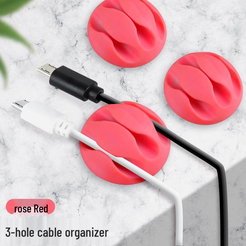 Desktop Cable Organizer and Earphone Storage Clip