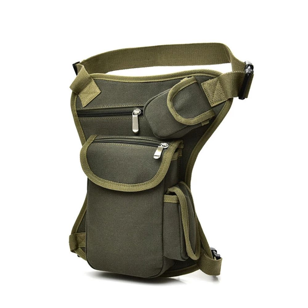 Canvas Outdoor Thigh Drop Leg Waistband Bicycle Cycling Phone Wallet Waist Bag Fanny Packs Leg Bag