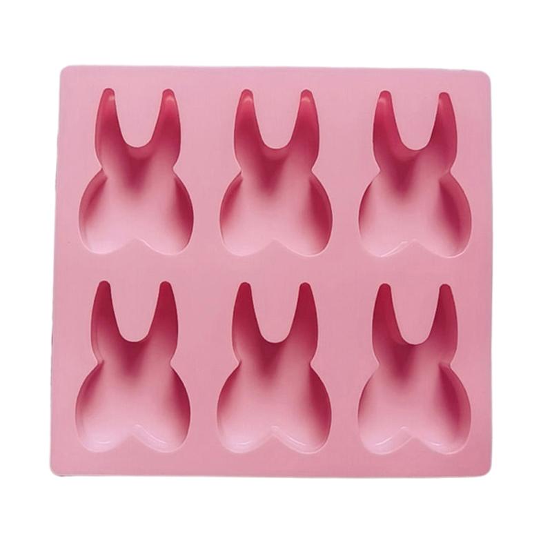 Tooth Shape Silicone Mold 6 Cavity 3D Molar Molds Tray DIY Baking Decorating Tools For Chocolate Gummy Candy Jelly Mold