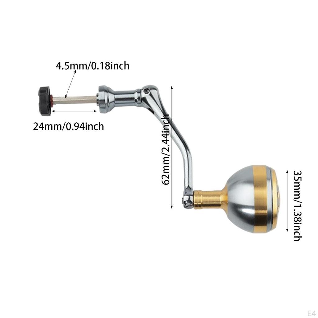 Рукоятка катушки, Металлический рычаг с вставкой, Ремонт, Аксессуары