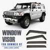 For Ummer H2 H3 2003-2010 Window Visor Vent  Ventvisor Wind Deflectors Visors Rain Guard Shades Visor Door Visor Accessories