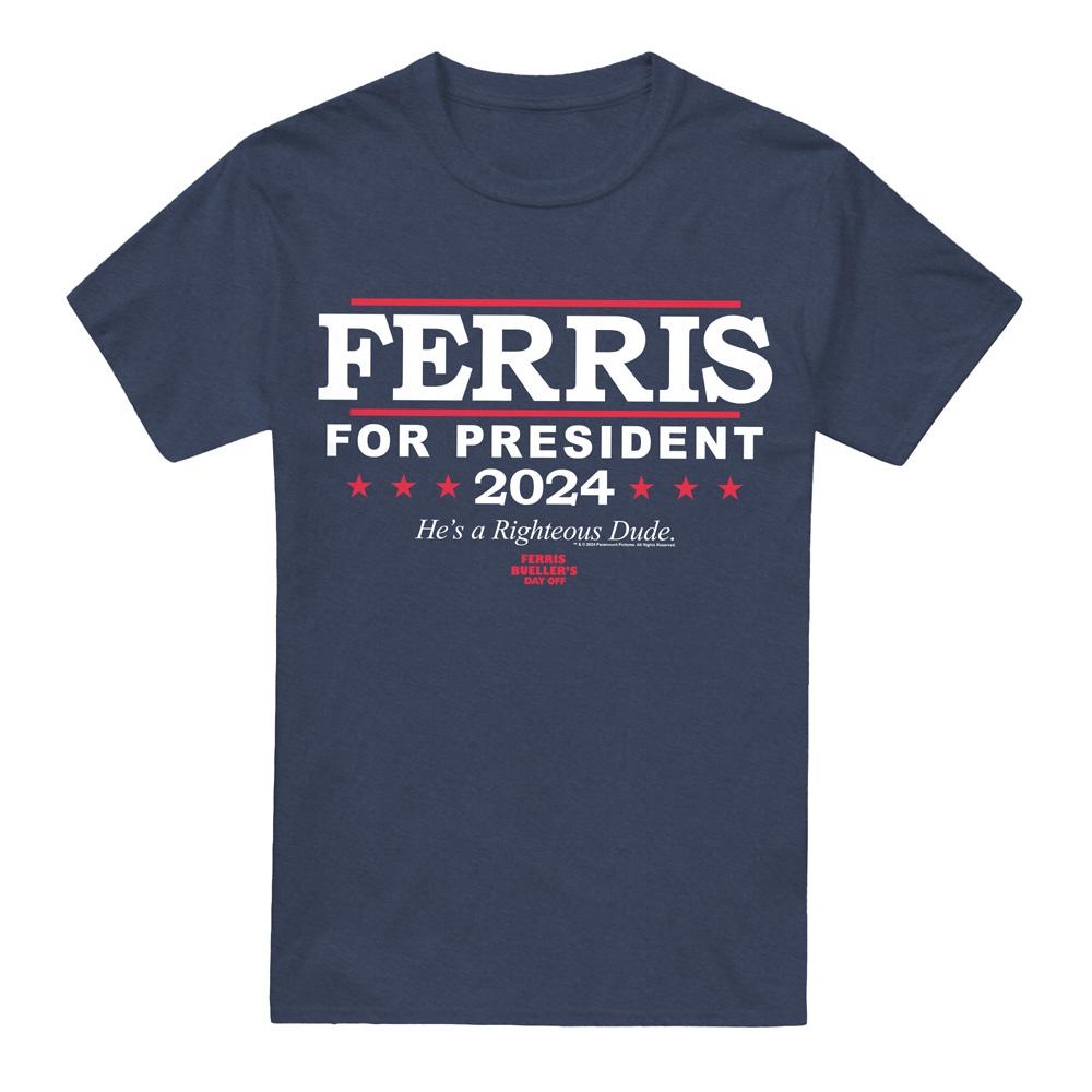 Ferris Bueller´s Day Off Unisex Adult Ferris For President T-Shirt