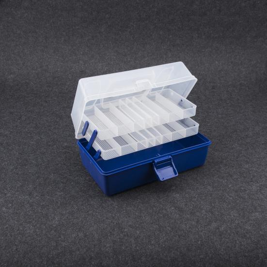 Portable 3/4 Layers Lure Bait Storage Box Fishhook Fishline Fishing Gear Protective Case