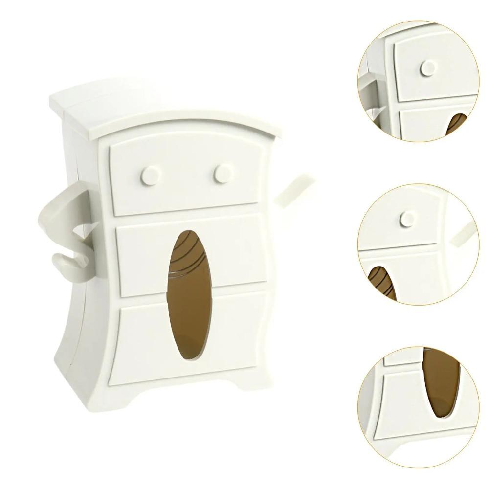 Detachable Facial Tissue Box Spring Support Napkin Storage Box Premium Tissue Box Cover Bedroom