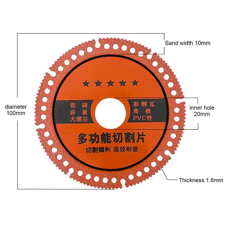 2 шт. Турбо алмазный пильный диск режущий диск керамогранит плитка керамика угловая шлифовальная машина инструмент