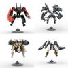 Меха Воин Блоки Модель Игрушки для Мальчиков MOC Робот Экшен Аниме Фигурка Строительные Блоки Детские Игрушки DIY Сборка Кирпичики Игрушка Для Детей