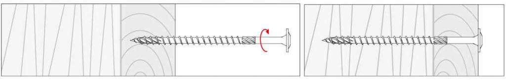Carpentry screws with washer head WKCP-05060 (150)