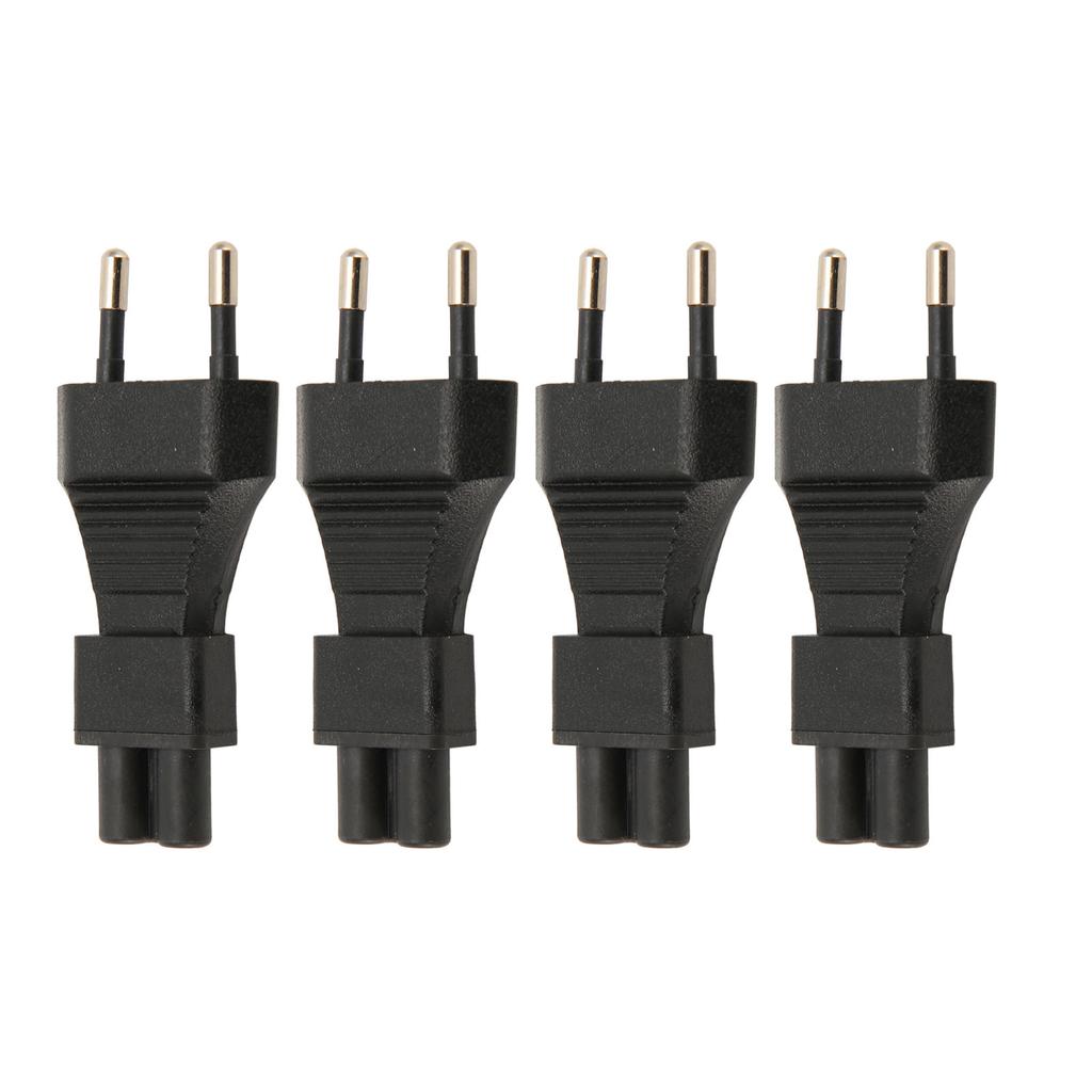 4PCS Male To IEC320 C5 Power Adapter 2.5A Plug and Play Power Socket Adapter
