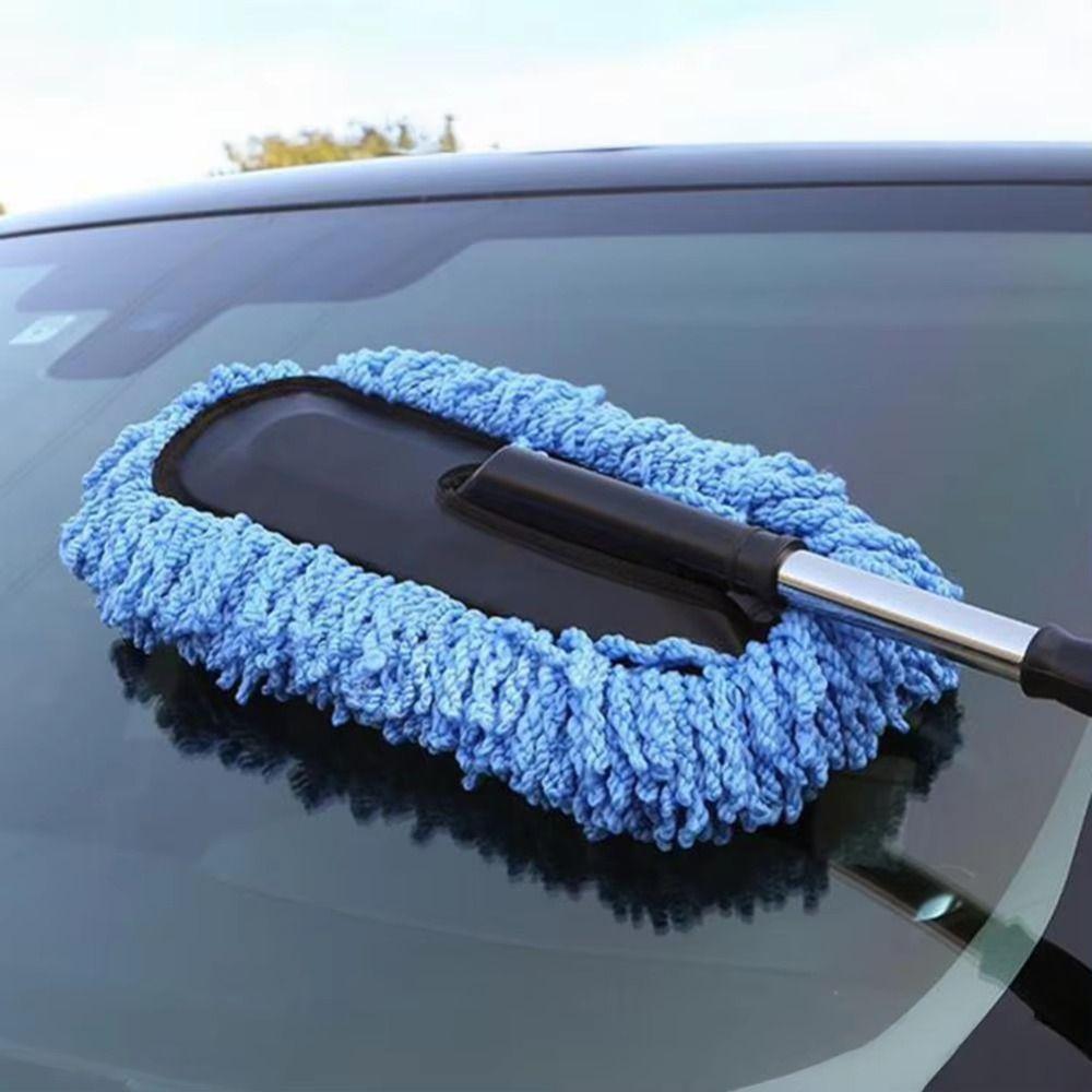 Scratch-Free Car Wash Brush Retractable Handle Dust Removal Tool Special Mop Car Duster  Home Use