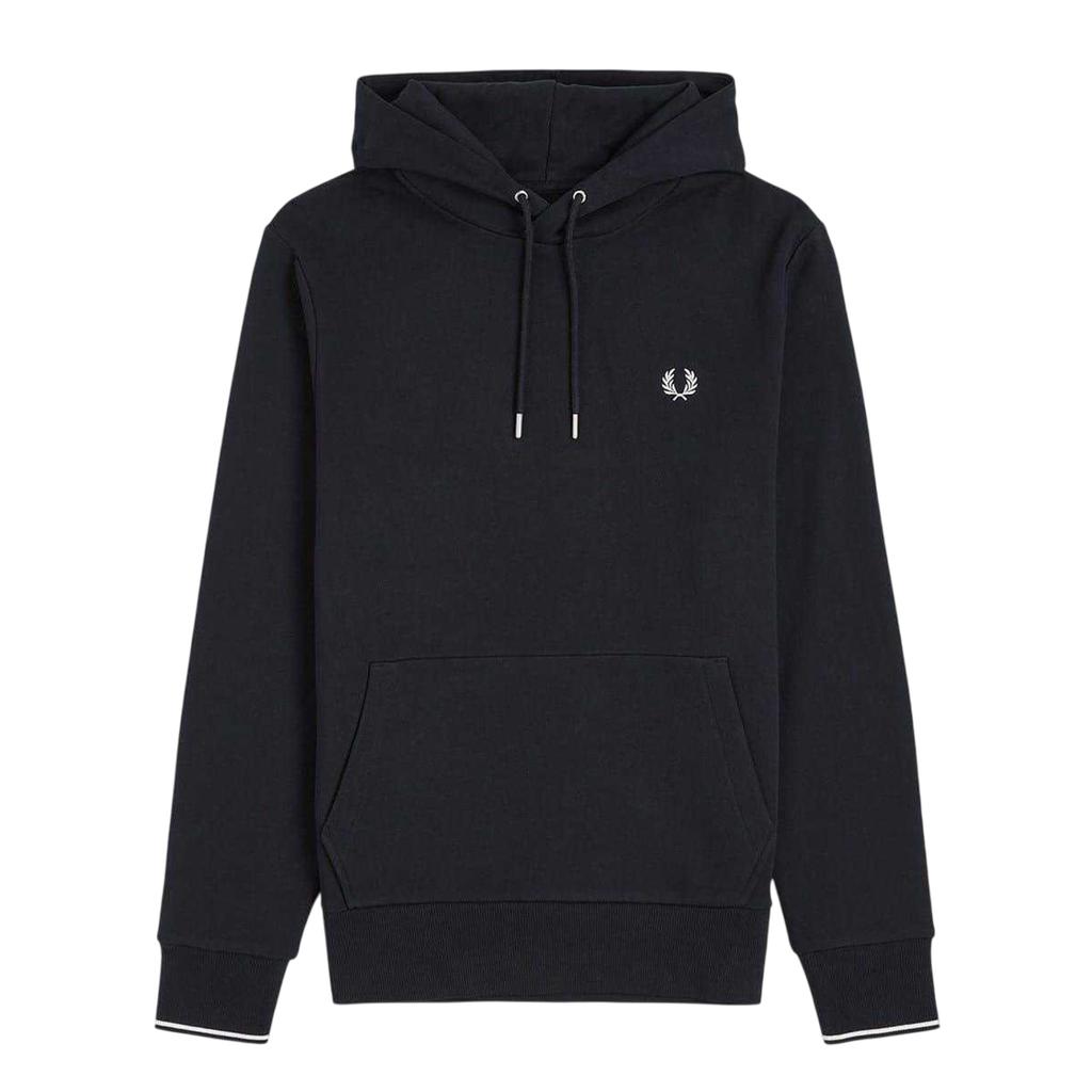 Fred Perry Mens Logo Hoodie