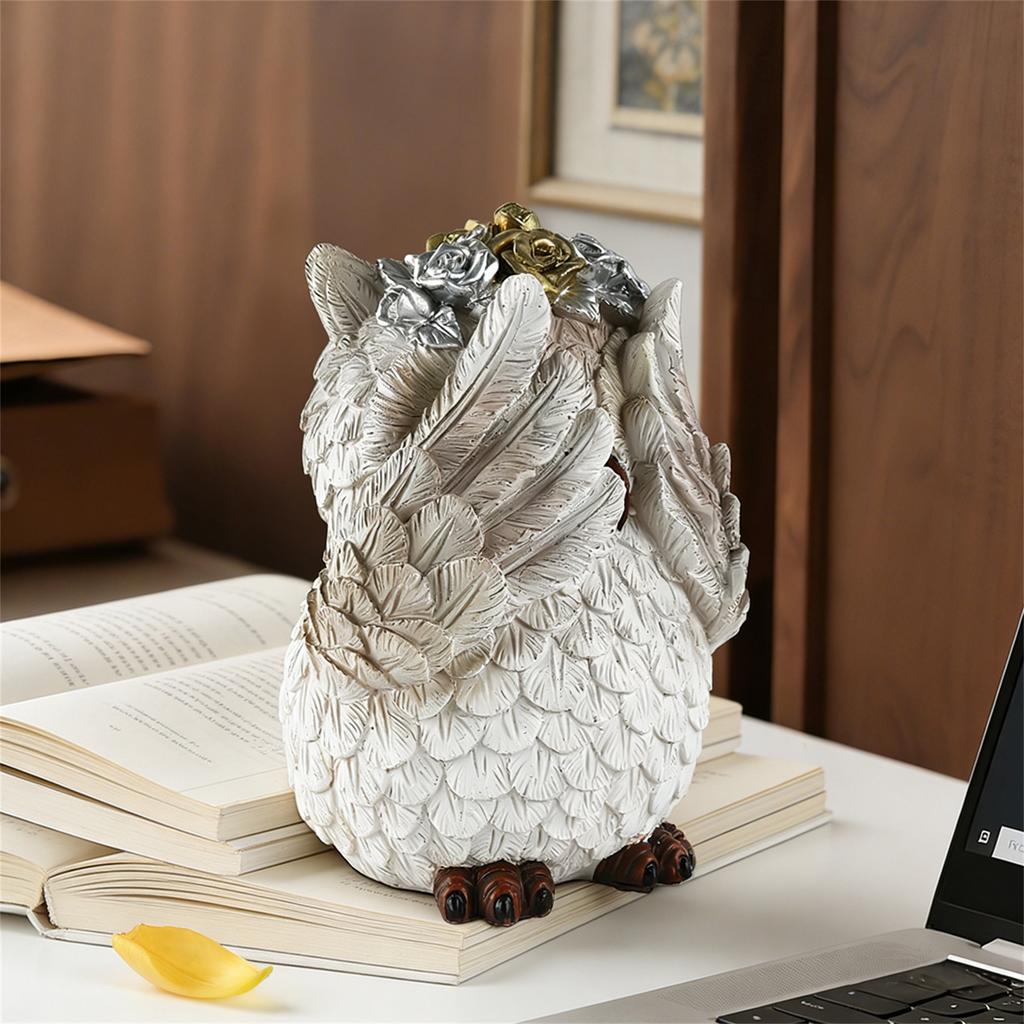 Смола Не Слушает, Не Смотрит, Не Говорит, Статуэтки Сов, Настольное Украшение