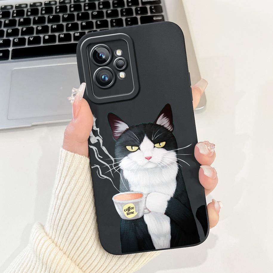 For Realme GT Neo 2 Case RMX3370 Silicone Cover Creative Panda Rabbit Shockproof Bumper For Realme GT2 Pro GT 2 RealmeGT2 Fundas