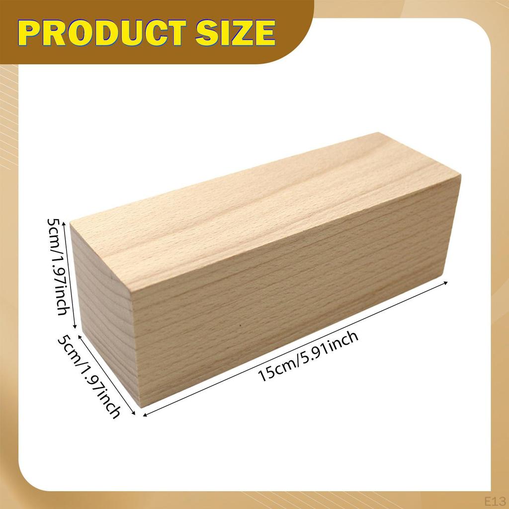 Липовые резные блоки Липовое дерево Ручная работа Необработанный блок Деревянный набор для мастерской