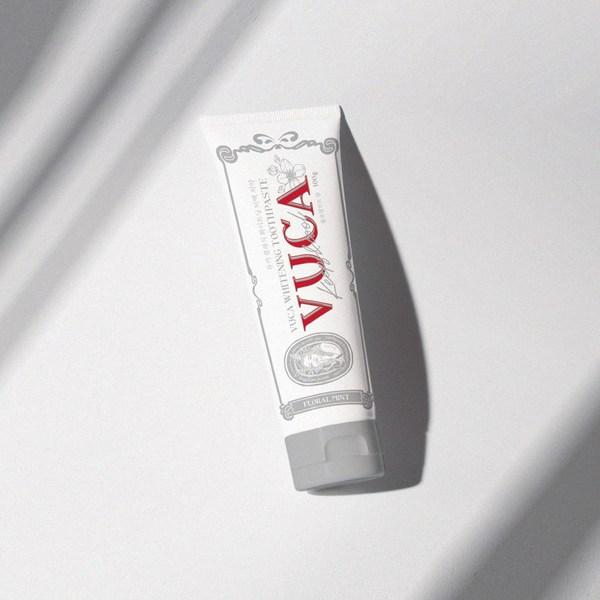 Buca Classic Whitening Отбеливающая зубная паста с цветочным вкусом мяты, 4 шт., 100г